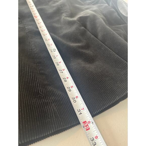 Polo Ralph Lauren Cordaroy  Black Sport Coat with Leather Elbow Patches Size 42L - Picture 6 of 7